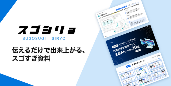 株式会社wib、法人向け資料制作サービス「スゴシリョ」をリリース