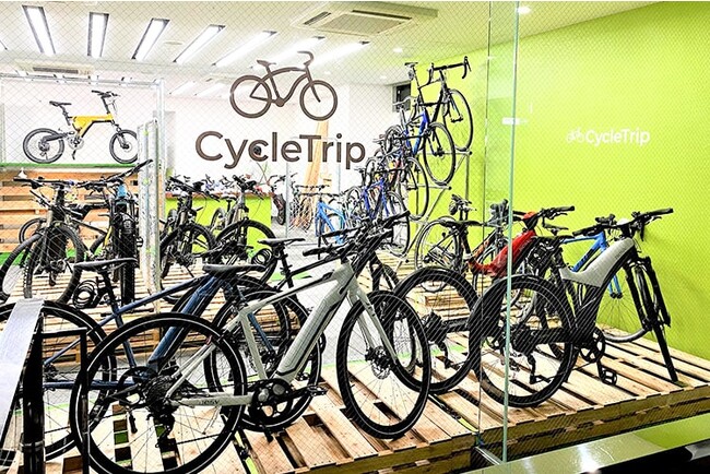 ZuttoRide Sharing株式会社は、新宿マルイ本館1階 POP UP SPACEエリアでCycleTripBASEのポップアップストアを10月6日（金）より出店。