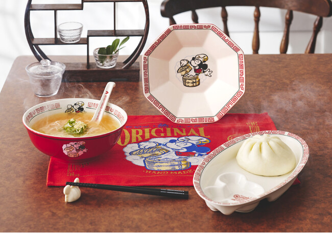 レトロかわいいチャイナ風テーブルウェアでおしゃれにおうち中華を楽しもう！「Disney Chinese Restaurant Collection」がディズニーストアにて10月13日(金)より順次発売