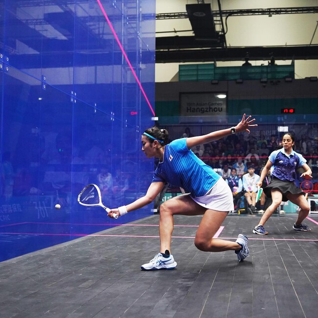 【第19回アジア競技大会】スカッシュ日本代表 渡邉聡美が銅メダル獲得！