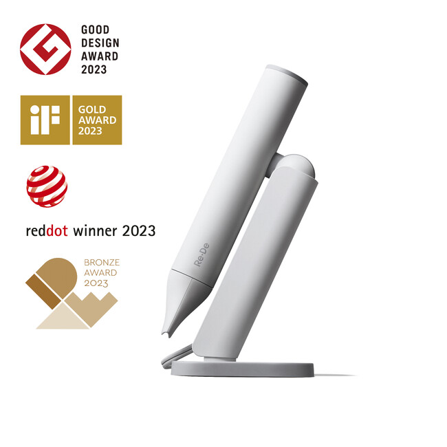 ハイエンドドライヤー「Re・De Hairdry（リデヘアドライ）」が、デザイン賞３冠獲得に続き「グッドデザイン賞」を受賞