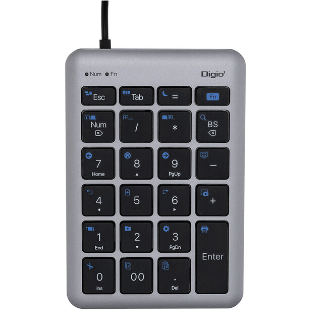 22のショートカット機能を、簡単な操作で実行！「22ショートカット付有線USBテンキーボードシリーズ」を発売