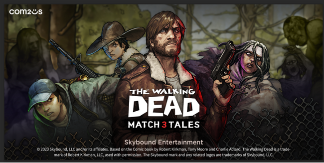 終末世界でのパズル型RPG『ウォーキングデッド：マッチ3』のグローバル事前登録スタート！