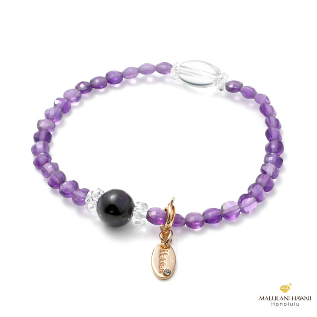 パワーストーンの効果をダイレクトに！ 「スギライト＆アメジスト」のシンプルなブレスレット、ハワイ発「マルラニハワイ」より発売開始！効果・効能一覧もご紹介♪