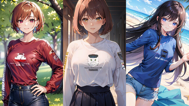 XANAがイオン九州限定『JR九州列車デザインＴシャツ』をメタバースNFT化！