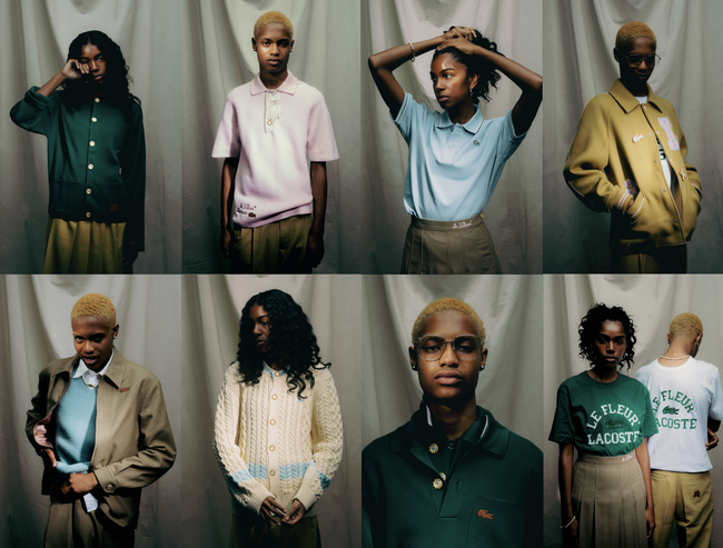 LACOSTE × LE FLEUR* ラコステはタイラー・ザ・クリエイターによるアパレルブランド「le FLEUR*」とのコラボレーション第二弾を発表
