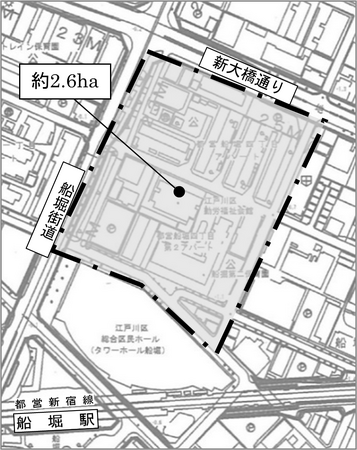 「船堀四丁目地区第一種市街地再開発事業」都市計画決定について