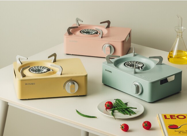Dr.HOWSからコンパクトで可愛いカセットコンロ「TWINKLE MINI Stove（トゥインクルミニコンロ）」の日本仕様版が登場