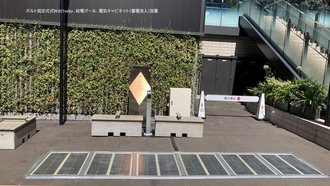【日本初導入】移設可能なボルト固定式WattwayをTOKYO TORCH Parkに設置しました。