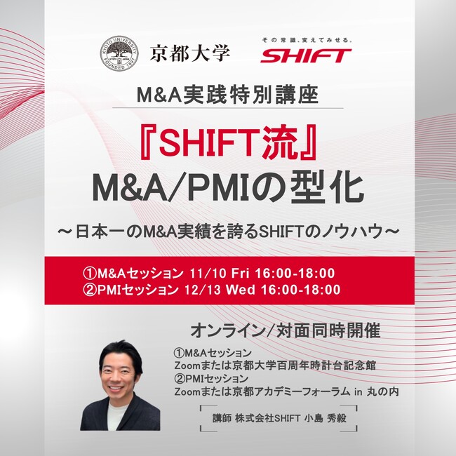 京都大学経営管理大学院、株式会社SHIFTと連携した2つのビジネス講座を新規開講