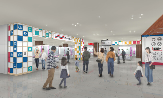 京都初出店、バンダイナムコグループ各社のオフィシャルショップが結集する体験型リテール施設 「バンダイナムコ Cross Store 京都」 11月2日(木)イオンモールKYOTOにオープン