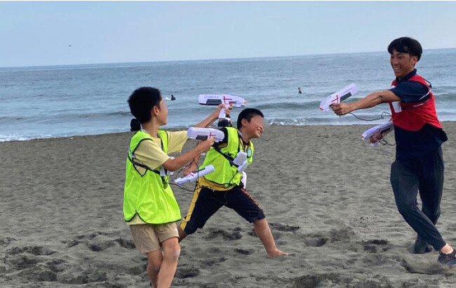 BUBクルーが非日常体験の「コト・トキ」を提供し、「茅ケ崎×八ヶ岳」を繋ぐ架け橋に。＜サザンビーチちがさきでのイベントに出店＞