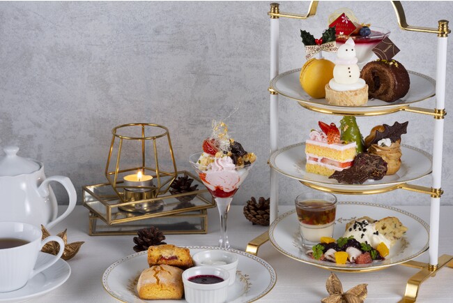 【仙台ロイヤルパークホテル】クリスマスアフタヌーンティーセット／ロビーラウンジ「フォンテーヌ」