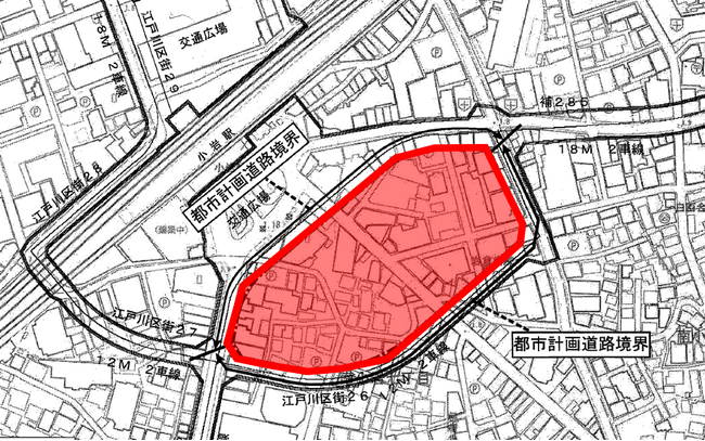 「南小岩七丁目駅前地区第一種市街地再開発事業」都市計画決定について