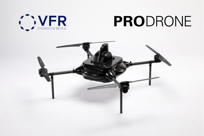 VFR株式会社と株式会社プロドローン、産業用ドローン「PD4B-M」の量産を開始
