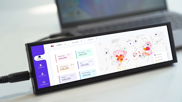 Mac OS・Windows・Android対応超ポータブルワイドモニター
