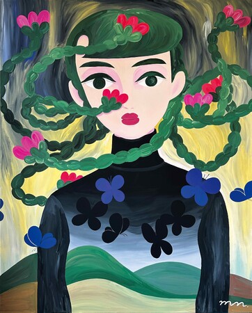 Tokyo International Gallery、画家・中村桃子による新作個展 「rose is a rose is a rose is a rose.」を開催