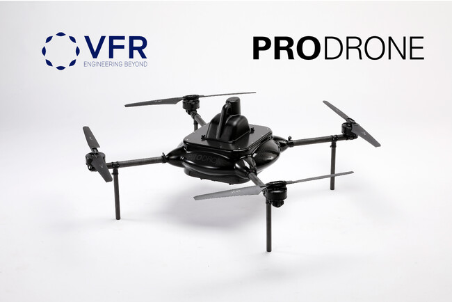 VFR株式会社と株式会社プロドローン、産業用ドローン「PD4B-M」の量産を開始