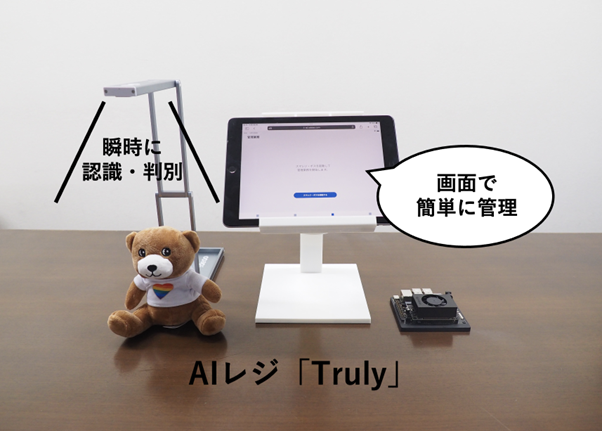 バーコードなしで「無人レジ」を実現。AIレジ「Truly（トゥルーリー）」初公開