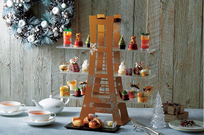 【横浜ロイヤルパークホテル】1F デリカ＆ラウンジ「コフレ」にてランドマークアフタヌーンティー“Christmas 2023”販売