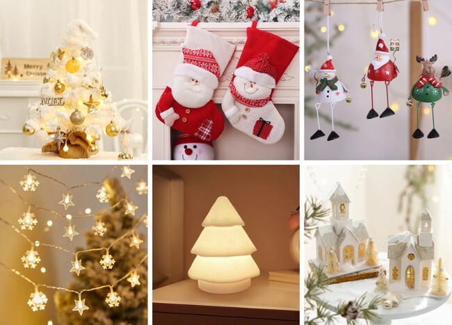 デスクやお部屋に彩りを添える特別なクリスマスデコレーションアイテムが登場！