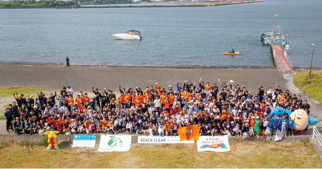 フクシマガリレイ｜清水エスパルスとのビーチクリーン活動実施