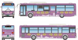 ラッピングバスイメージ図 ラッピングバスイメージ図