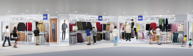 「ジーユー ルミネ立川店」を10月27日（金）にオープン。接客予約サービスを導入しファッション提案を強化