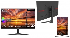 JAPANNEXTが31.5インチの昇降式スタンド対応4K解像度液晶モニター JN-V3150UHDR-HSPを10月13日(金)に発売