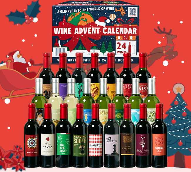 My Wine Club クリスマスまでカウントダウンできるワインアドベントカレンダーを新発売！