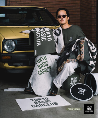 若者の新たなカーカルチャーを発信する「tokyo basic car club」とFREAK'S STOREがコラボレーション。