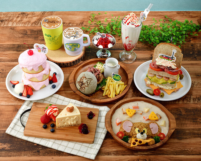 世界中で大人気のアニメーション「トムとジェリー」にインスパイアされたダイナー「TOM and JERRY DINER」11月1日に渋谷で期間限定オープン！ユーモア溢れるメニューやグッズの情報を公開