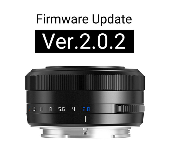 TTArtisan AF 27mm f/2.8 Ｅマウント ファームウェアアップデート：Ver.2.0.2 公開