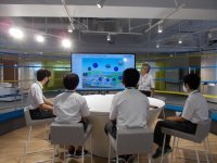 古河電工横浜事業所で地元中学生の職場体験を実施