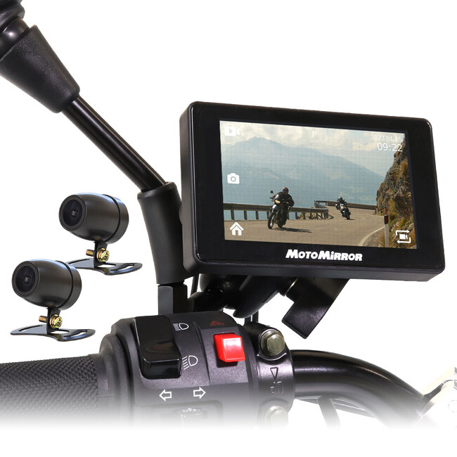 MAXWINからバイク用後方確認が可能なドラレコ『MoTo MiRRoR BDVR-C001』が新登場！