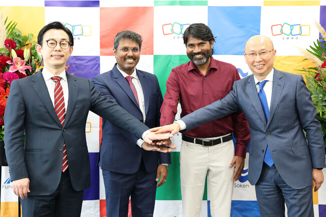 船井総合研究所とZohoがパートナーシップ強化に向けたディスカッションを実施