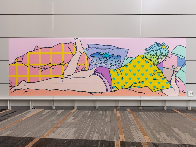 渋谷ヒカリエにて「ヒカリエデッキ 壁面アートプロジェクト」極並佑氏による第5弾作品が、本日公開!