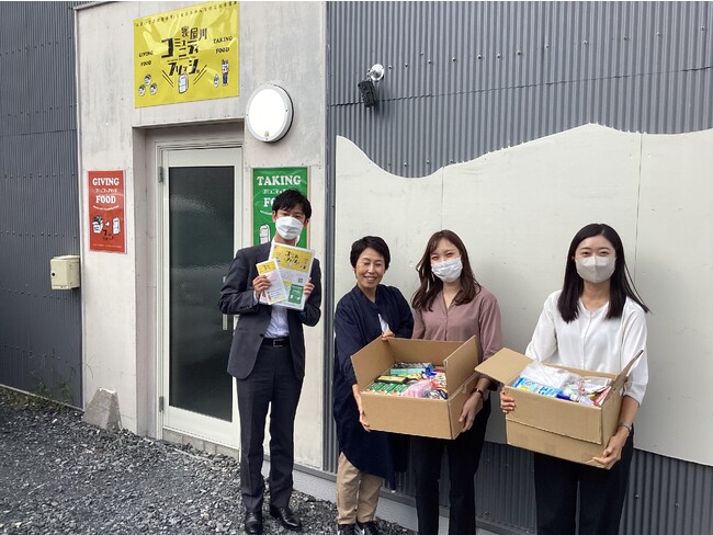 明治安田生命大阪公法人部のみなさまから 寝屋川コミュニティフリッジへ寄贈いただきました。
