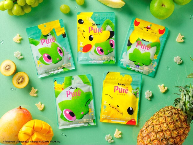 大人気のピュレグミポケモンが今年も登場！ピカチュウとニャオハが可愛いグミに　カンロ「ピュレグミポケモン ピカチュウ＆ニャオハ」新発売