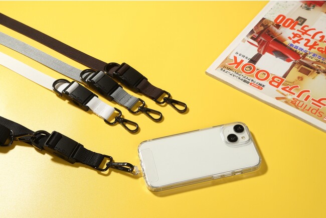 一瞬で脱着！ドイツ・Fidlock社製バックルを使用、重さも忘れるスマホ用ショルダーストラップが10/17からMakuakeで先行発売開始。