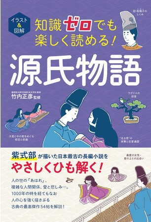 大河ドラマ『光る君へ』でも話題！　紫式部が創り出した『源氏物語』の世界をやさしく解説した『イラスト＆図解 知識ゼロでも楽しく読める！ 源氏物語』10月13日発売