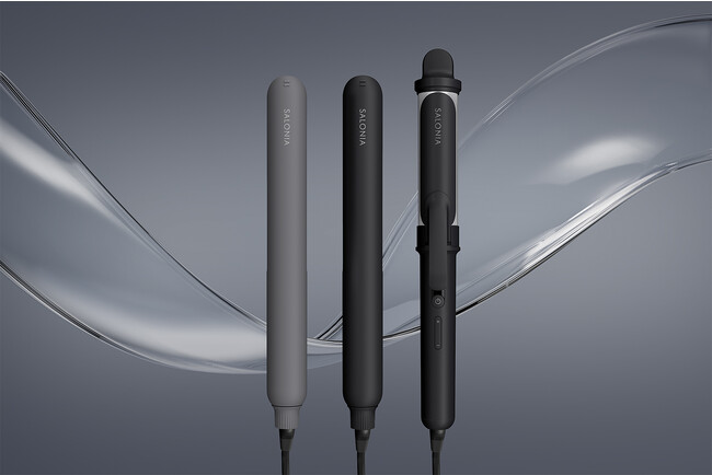 ヘアアイロンシェアNo.1*「SALONIA」から初のプレミアムラインが新発売! シルキープレート×ダブルリペア**イオンのSILKY TECH(TM)搭載でツヤとまとまりのある髪へ導くシルク髪ヘアアイロン