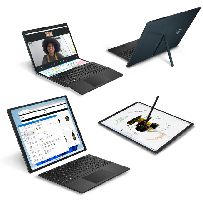 HP Spectre Foldable PC発表、ノート、タブレット、デスクトップに切り替え可能な3 in 1デバイス