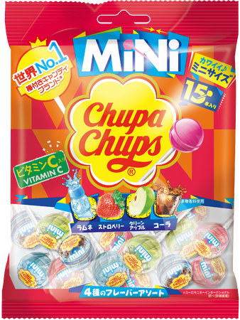 ミニ限定の「グリーンアップル」入り『チュッパチャプス ミニアソート』が登場