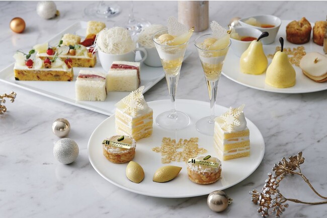 東京マリオットホテル　幻の洋なし”ル レクチエ”を主役に、フェスティブシーズンを彩る「White Christmas Afternoon Tea -Pear × Vanilla-」