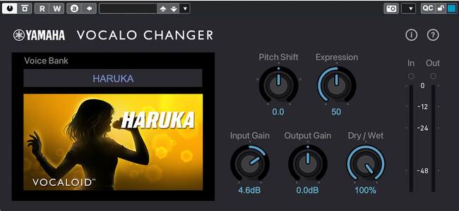 あなたの歌声をボカロの歌声に変換させるエフェクト　ヤマハ 音楽制作プラグイン『VOCALO CHANGER PLUGIN』