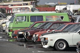 会場風景_レトロカーエリア 会場風景_レトロカーエリア