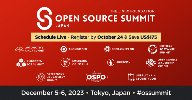 Linux Foundation、Open Source Summit Japan 2023 のスケジュールを公開