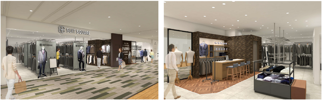 4つのブランドを1つの店舗で展開する「スーツスクエア」が九州初上陸！「SUIT SQUARE　アミュプラザ長崎店」を11月10日にオープン