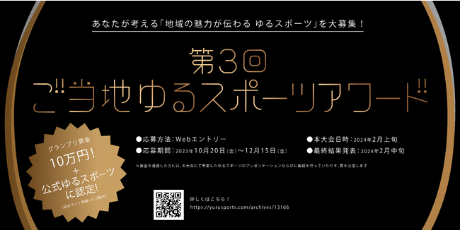 「第3回ご当地ゆるスポーツアワード」を開催！